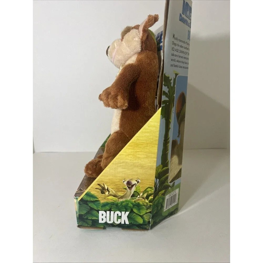 Ice Age Dawn Of The Dinosaurs. NIB Buck Plush With Video Game PCCDRom Activision